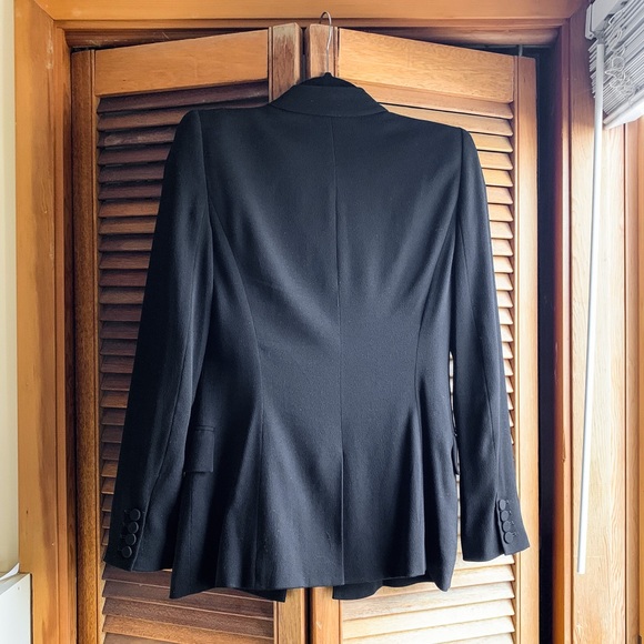 Babaton Exaggerated Shoulder Drapey Blazer - Picture 4 of 6